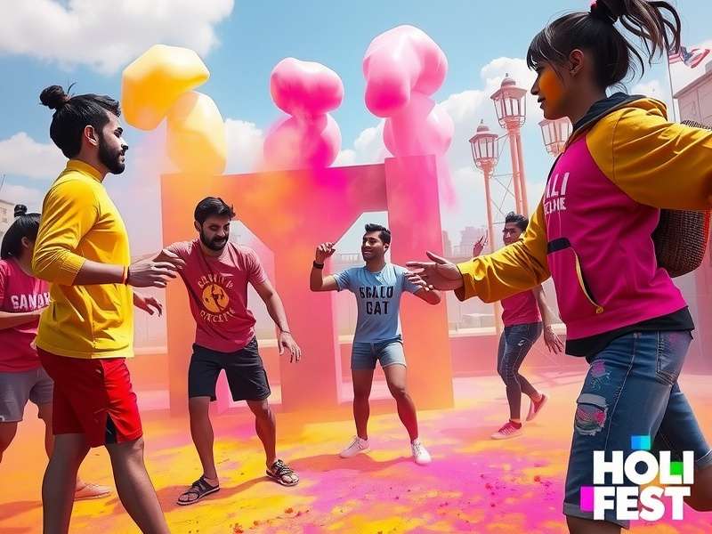 Holi Color Fest Gameplay